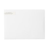 メリーカラフルクリスマスカード差出人住所 ラップアラウンドラベル (正面)