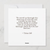 メリーカラフルクリスマス家族金ゴールド シーズンカード (裏面)