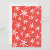 メリーカラフルクリスマス赤と緑の写真 シーズンカード (裏面)