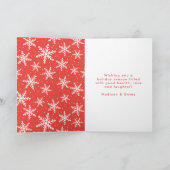 メリーカラフルクリスマス赤と緑2の写真 シーズンカード (内部)