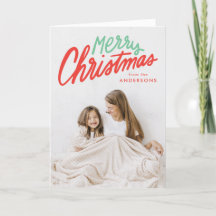 メリーカラフルクリスマス赤と緑2の写真