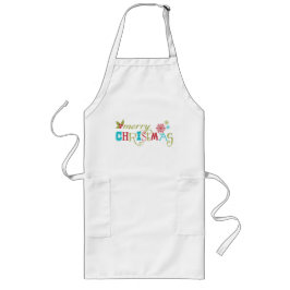 メリーカラフルクリスマス ロングエプロン