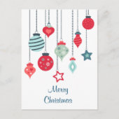 メリーカラフル・クリスマスのカード シーズンポストカード (正面)