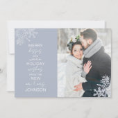 メリーキスの暖かい願いスノーフレーク写真 シーズンカード (正面)