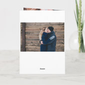 メリーキス暖かい願い救日付3写真折り畳み シーズンカード (裏面)