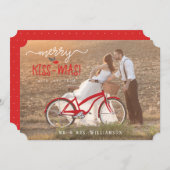 メリーキス – マスヴィンテージホリデー新しいフォトカード シーズンカード (正面/裏面)