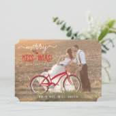 メリーキス – マスヴィンテージホリデー新しいフォトカード シーズンカード (スタンド正面)