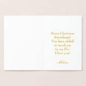 メリーキス 箔カード (内部)