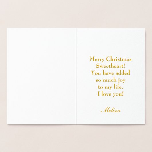 メリーキス 箔カード (内部)