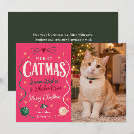 メリーキャットマス クリスマスの猫の写真 シーズンカード