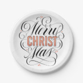 メリーキリシタン書道イエス神 ペーパープレート (正面)