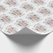 メリーキリストのイエスキリストキリストの書道 ラッピングペーパー (角)