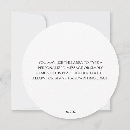 メリーキリストマスクリスチャン崇拝リース シーズンカード (裏面)