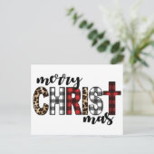 メリーキリストマスバッファロープレイド シーズンポストカード (スタンド正面)