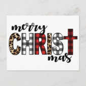 メリーキリストマスバッファロープレイド シーズンポストカード (正面)