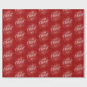 メリーキリスト教黒板書道 ラッピングペーパー (フラット)