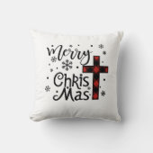 メリーキリスト・マスクリスチャン聖降誕祭 クッション (正面)