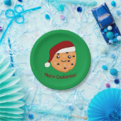 メリークッキーマス クリスマス Cookie ペーパープレート (パーティー)