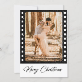 メリークラシッククリスマスのカメラフィルムコラージュ写真 シーズンカード