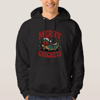 メリークリケッツ爬虫類クリスマスデザイン パーカ