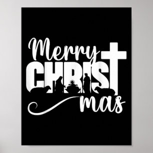 メリークリストマス・クリスチャン・クリスマス・イエス・キリストマス ポスター