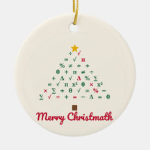 メリークリストマス 楽しい数学教師 クリスマス オーナメント