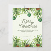 メリークリストマ シーズンカード (裏面)