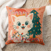 メリークリスマオウ! 猫 クッション (ブランケット)
