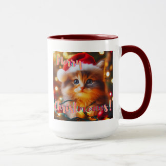 メリークリスマオウ！ 猫 マグカップ