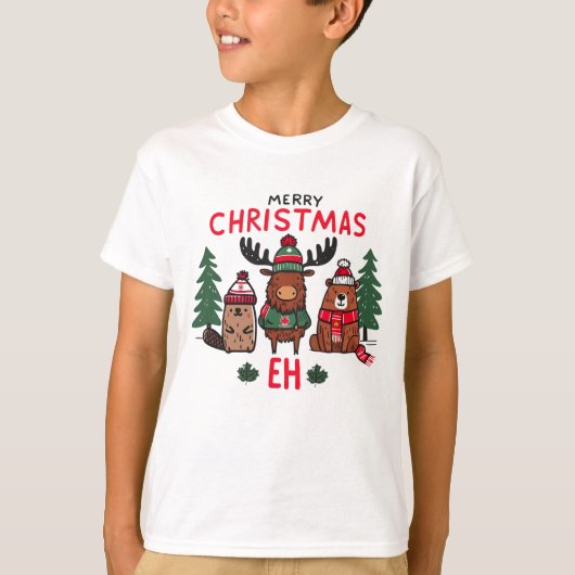 メリークリスマスえ Tシャツ (正面)