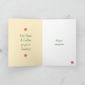 メリークリスマスおばあちゃんのグランドピンクグレーの写真 シーズンカード (内部)