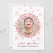 メリークリスマスおばあちゃんのベビー写真 (正面)