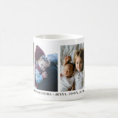 メリークリスマスおばあちゃんパーソナライズされたのカスタムマグカップ コーヒーマグカップ (中央)