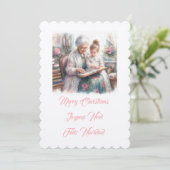 メリークリスマスおばあちゃん 招待状 (スタンド正面)