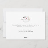 メリークリスマスおもしろいかわいい猫たち シーズンカード (裏面)