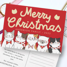 メリークリスマスおもしろいかわいい猫たち