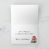 メリークリスマスおもしろいオッタカード シーズンカード (内部)