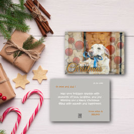 メリークリスマスおもしろいオーナメントホリデーカード シーズンカード