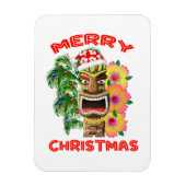 メリークリスマスおもしろいサンタティキ マグネット (縦)