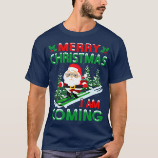 メリークリスマスおもしろいサンタ Tシャツ