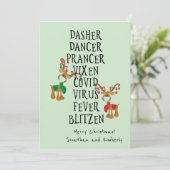 メリークリスマスおもしろいトナカイの名前2021 シーズンカード (スタンド正面)