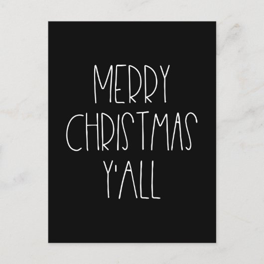 メリークリスマスおもしろい休暇 ポストカード (正面)