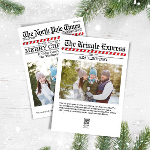 メリークリスマスおもしろい北極写真 シーズンカード