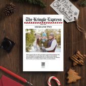 メリークリスマスおもしろい北極2つの写真ニュース シーズンカード