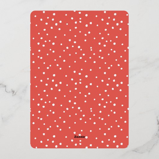 メリークリスマスおもしろい可愛いおもしろい書 箔シーズンカード (裏面)