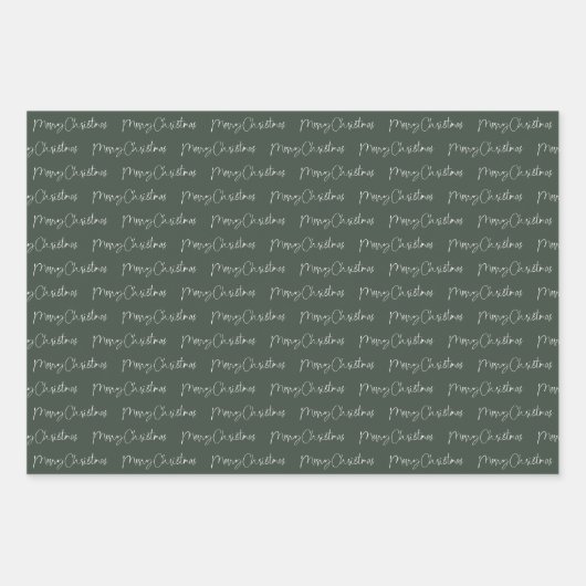 メリークリスマスおもしろい型フェスティバル休日 ラッピングペーパーシート (正面3)