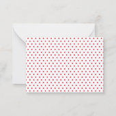 メリークリスマスおもしろい書道2枚コラージュ ノートカード (裏面)