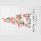 メリークリスマスおもしろい格言ツリーホリデイ 薄葉紙 (正面)