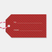 メリークリスマスおもしろい赤 ギフトタグ (裏面横)