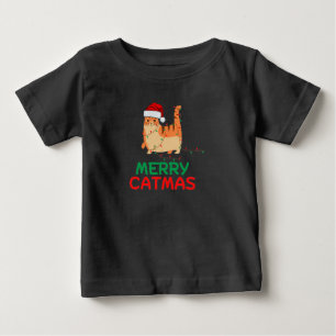 メリークリスマスおもしろいTシャツ ベビーTシャツ